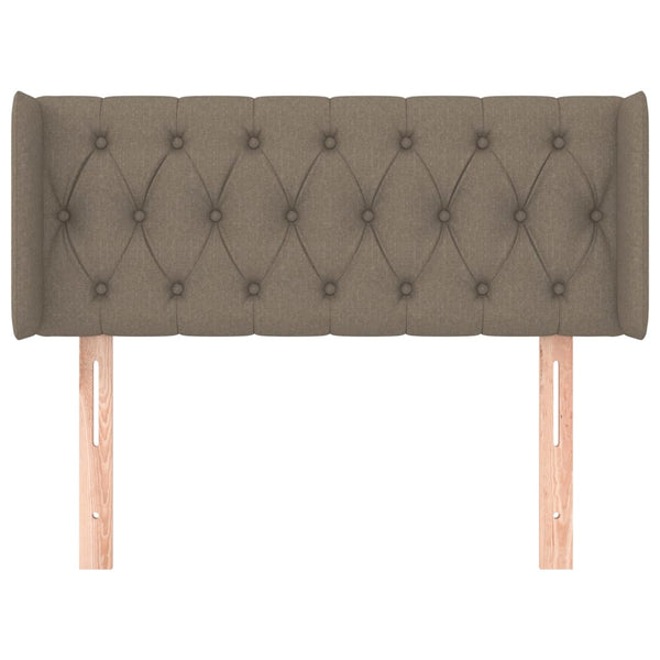 vidaXL Wingback Headboard Taupe 93x16x78/88 cm Fabric
