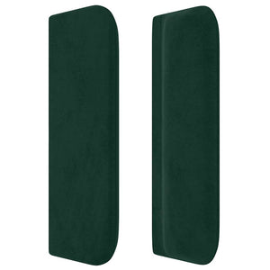 vidaXL Wingback Headboard Dark Green 83x16x78/88 cm Velvet