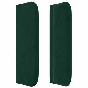vidaXL Wingback Headboard Dark Green 163x16x78/88 cm Velvet