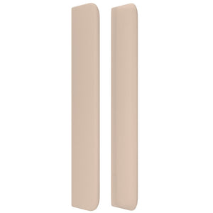 vidaXL Headboard with Wings Cappuccino Brown 103x16x118/128cm Faux Leather