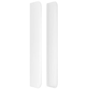 vidaXL Wingback Headboard White 147x16x118/128 cm Faux Leather