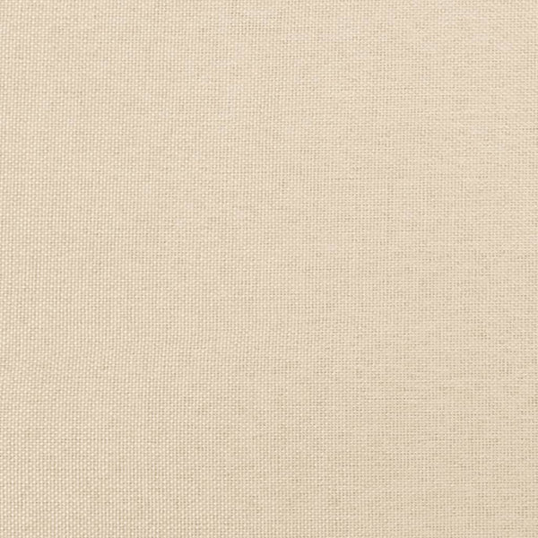 vidaXL Wingback Headboard Cream 147x16x118/128 cm Fabric