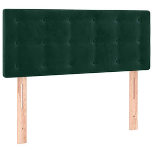vidaXL LED Headboard Dark Green 80x5x78/88 cm Velvet