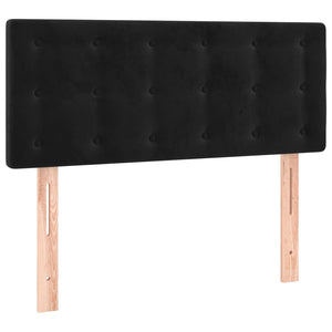 vidaXL LED Headboard Black 100x5x78/88 cm Velvet