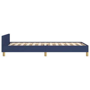 vidaXL Bed Frame without Mattress Blue 90x190 cm Fabric