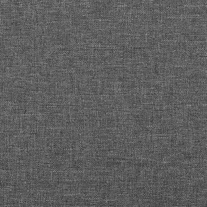 vidaXL Bed Frame without Mattress Dark Grey 180x200 cm Fabric