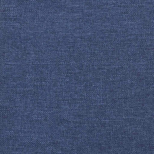 vidaXL Bed Frame with Headboard Blue 200x200 cm Fabric
