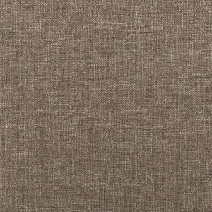 vidaXL Bed Frame with Headboard Taupe 80x200 cm Fabric