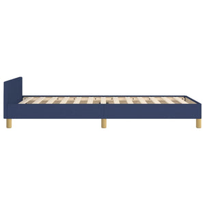 vidaXL Bed Frame without Mattress Blue 100x200 cm Fabric