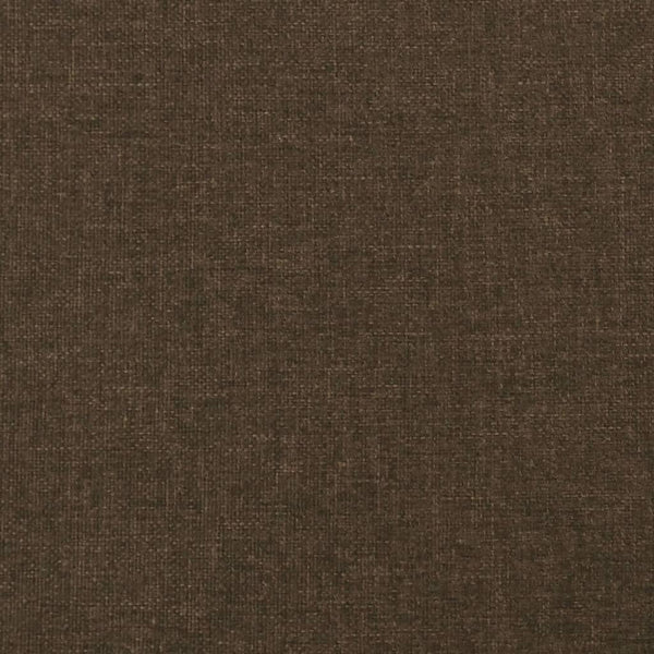vidaXL Bed Frame without Mattress Dark Brown 140x200 cm Fabric