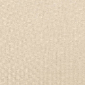 vidaXL Bed Frame Without Mattress Cream 200x200 cm Fabric