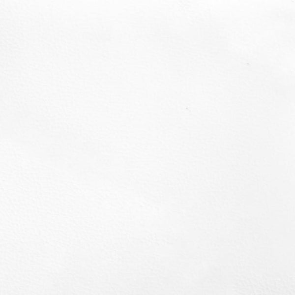 Bettgestell mit Kopfteil Weiß 200x200 cm Kunstleder