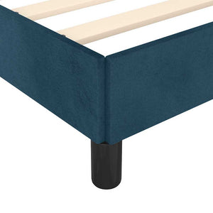 vidaXL Bed Frame without Mattress Dark Blue 80x200 cm Velvet