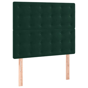 vidaXL Bed Frame without Mattress Dark Green 90x190 cm Velvet