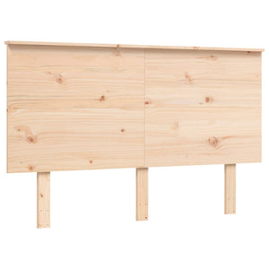 vidaXL Senior Bed with Headboard 140x200 cm Solid Wood
