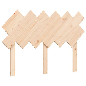 vidaXL Solid Wood Senior Bed with Headboard