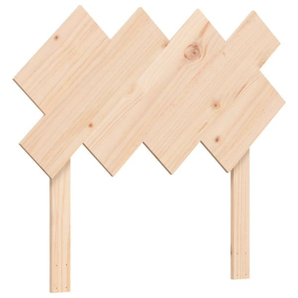 vidaXL Solid Wood Senior Bed with Headboard 90x200 cm