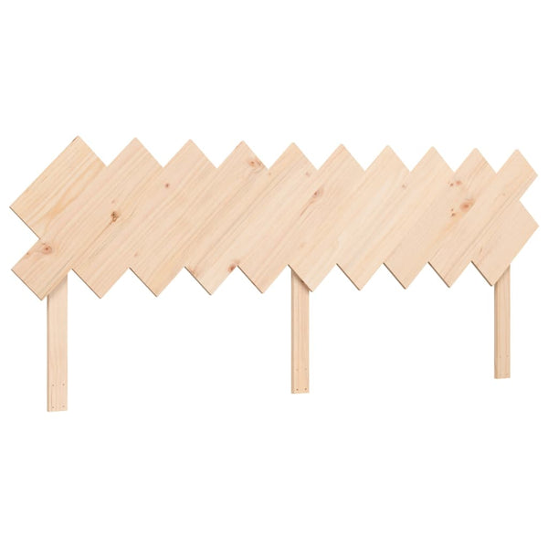 vidaXL Senior Bed with Headboard 200x200 cm Solid Wood