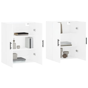 vidaXL Wall Cabinets 2 pcs White 69.5x34x90 cm