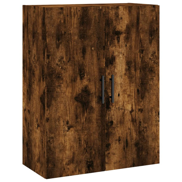 vidaXL Wall Cabinets 2 pcs Smoked Oak 69.5x34x90 cm