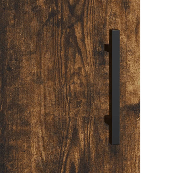 vidaXL Wall Cabinets 2 pcs Smoked Oak 69.5x34x90 cm