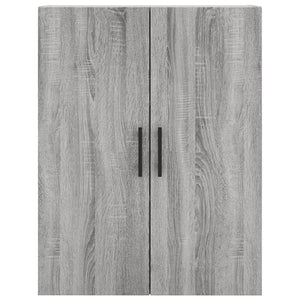 vidaXL Wall Cabinets 2 pcs. Sonoma Grey 69.5x34x90 cm