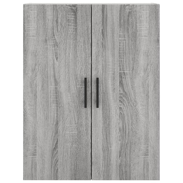 vidaXL Wall Cabinets 2 pcs. Sonoma Grey 69.5x34x90 cm