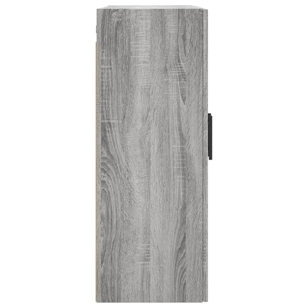 vidaXL Wall Cabinets 2 pcs. Sonoma Grey 69.5x34x90 cm