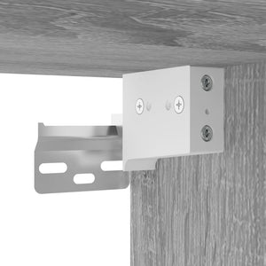 vidaXL Wall Cabinets 2 pcs. Sonoma Grey 69.5x34x90 cm