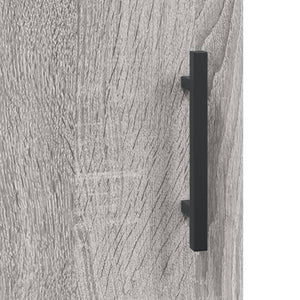 vidaXL Wall Cabinets 2 pcs. Sonoma Grey 69.5x34x90 cm
