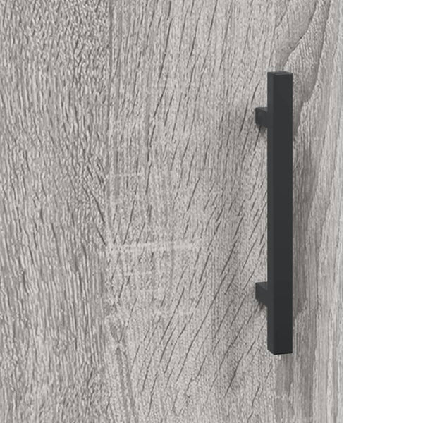 vidaXL Wall Cabinets 2 pcs. Sonoma Grey 69.5x34x90 cm