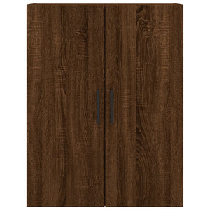 vidaXL Wall Cabinets 2 pcs Brown Oak Look 69.5x34x90 cm