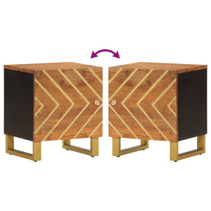Nachttische 2er Set Mango Massivholz