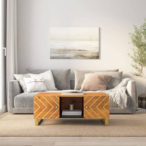 Couchtisch Mango Massivholz 100x54 cm