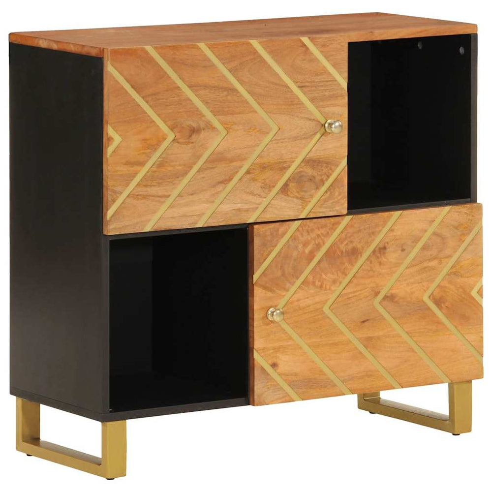 Beistellschrank Mango Massivholz 80 cm