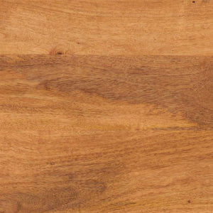 Highboard Mango Massivholz Braun Schwarz 110cm