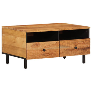 vidaXL Coffee Table 80x54x40 cm Solid Acacia Wood
