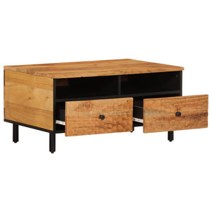 vidaXL Coffee Table 80x54x40 cm Solid Acacia Wood