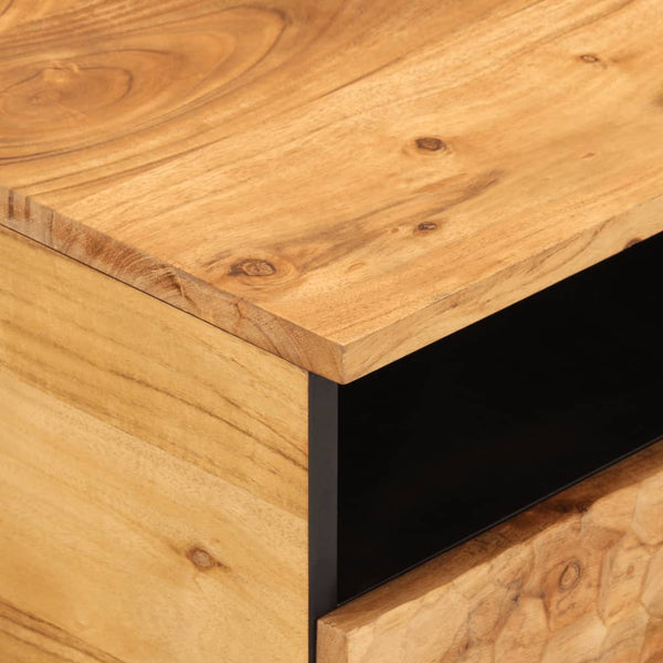 vidaXL Coffee Table 80x54x40 cm Solid Acacia Wood