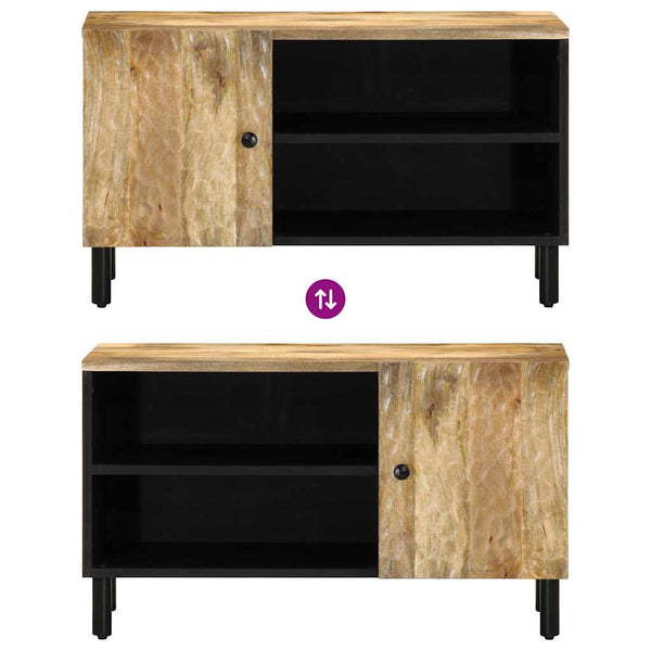 vidaXL TV Cabinet 80x31x46 cm Solid Mango Wood