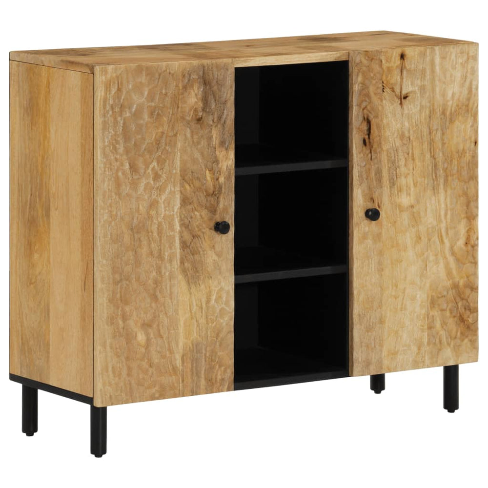 vidaXL Sideboard 90x33x75 cm Solid Mango Wood