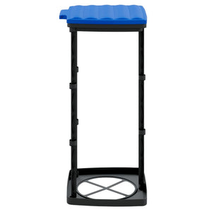 vidaXL Rubbish Bag Holder 2 pcs Black and Blue 60 L PP