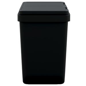 vidaXL Duo Recycling Bin Anthracite 2x25 L