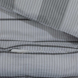 vidaXL Bed Linen Set Grey 220x240 cm Cotton
