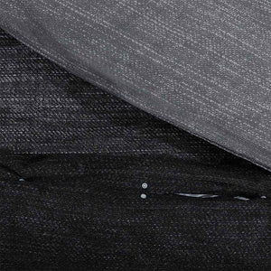 vidaXL Bed Linen Set Dark Grey 200x200 cm Cotton