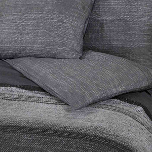 vidaXL Bed Linen Set Dark Grey 220x240 cm Cotton
