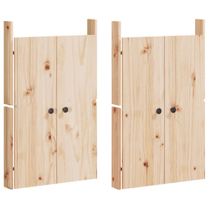 vidaXL Outdoor Kitchen Cabinet MEPPEL Solid Pine Wood