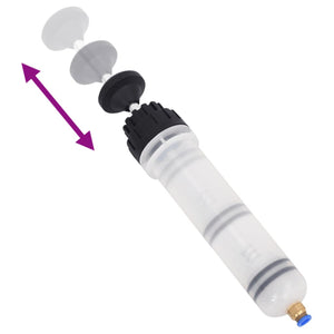 vidaXL Brake Bleeder White and Black 0.2 L