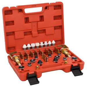 vidaXL Cooling System Tester Set Red 36x27x9 cm