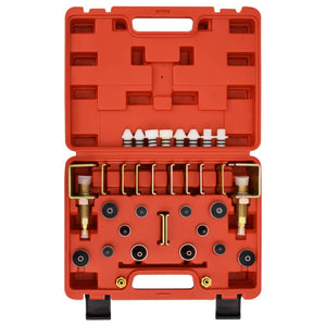 vidaXL Cooling System Tester Set Red 36x27x9 cm